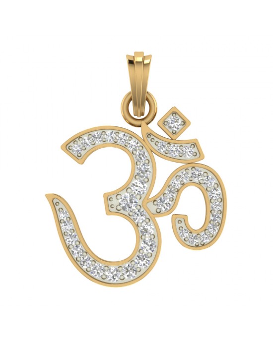 Om sale pendant diamond